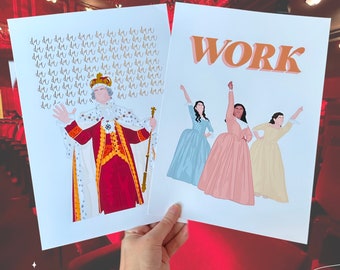 Hamilton The Musical foil prints