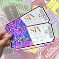 Personalised Six The Musical Ticket