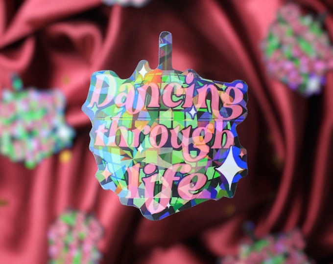 Dancing through life Wicked The Musical Holographic Sticker