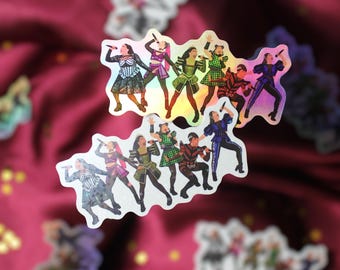 Six The Musical Holographic Sticker