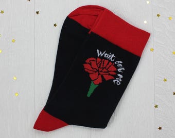 Hadestown The Musical ‘Wait for Me’ Unisex Socks