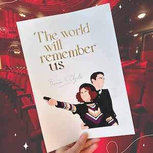 Bonnie and Clyde The Musical Foil Print