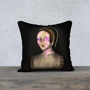 One Pillowcase, Two Annes – Dual-Sided Anne Boleyn Pillowcase