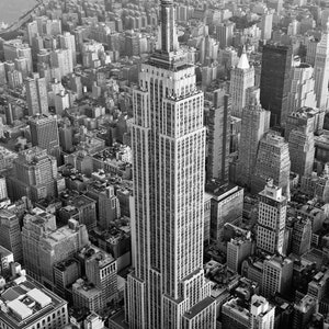Empire State Building, Nueva York: fotografía tomada desde el World Trade Center en 1998