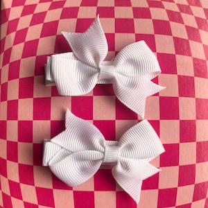 Baby’s first bows - fully lined pair of bows