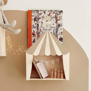 Nursery decor wooden circus for games ,Circus box, Circus Shelf, Circus Party, Circus Shelf, Children&#39;s room decoration