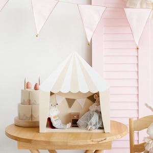 Nursery decor wooden circus for games Circus tent Wooden Circus Shelf For Kids Room, Decorative Circus Shelf For Kids, Wooden Circus Shelf