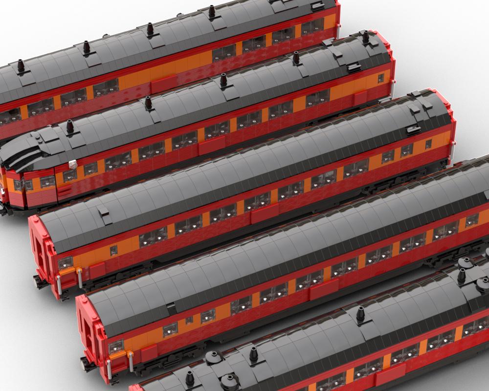 Southern Pacific daylight Passenger Car Set 1 48 LEGO Scale Models Digital Instructions ONLY Etsy