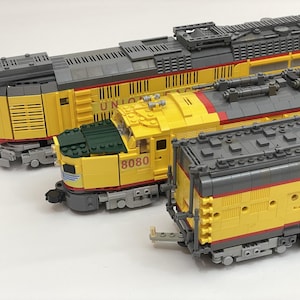 Union Pacific Coal Turbine Electric Locomotive 8080, 1:48 LEGO Scale Model