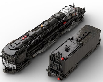 SOLO istruzioni digitali, Southern Pacific AC-12 Mallet, modello LEGO in scala 1:48