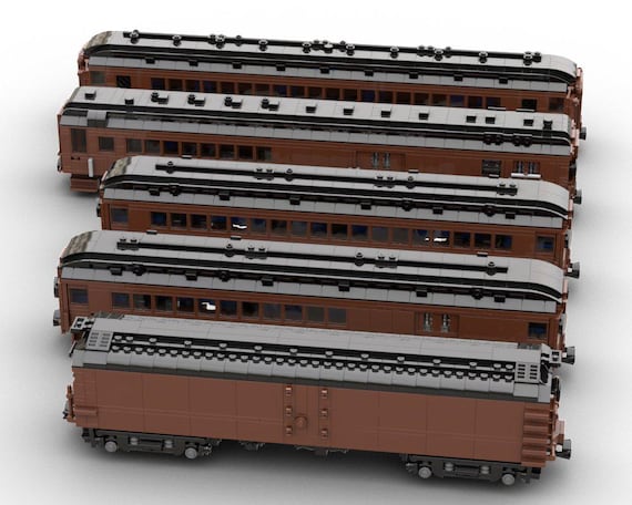 Digital Instructions ONLY, Pennsylvania Railroad Passenger Car Set