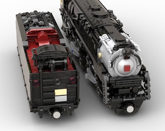 SOLO istruzioni digitali, Pennsylvania Railroad Q2 Duplex, modello LEGO in scala 1:48