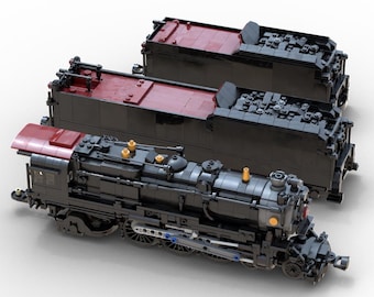 Digital Instructions ONLY, Pennsylvania Railroad K4 with 130P75 and 210P75 Tenders, 1:48 LEGO Scale Model