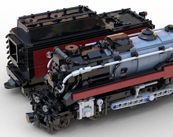SOLO istruzioni digitali, Canadian Pacific H1b 4-6-4 "Hudson", modello in scala LEGO 1:48