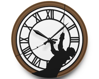 バック・トゥ・ザ・フューチャー /// 風の壁掛け時計（時計塔の文字盤