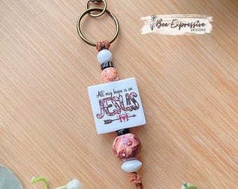 Quote focal beads