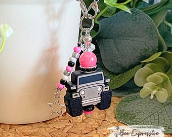 The 4x4 Vehicle Tumbler Charm: Beaded Tassel & Star