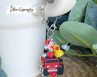 Tumbler Charm Chain: 4x4, Puppy, Duck & Paw Print Tassel