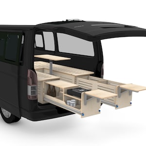 Planos de autocaravana universal: archivos DXF CNC y diseño de furgoneta DIY/plano listo para cortar