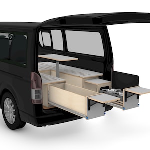 Universal Camper Conversion Plans V2 – DXF Files for CNC | DIY Van Build Layout & Cut Files