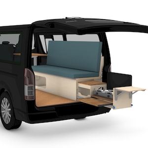 RHS Universal Folding Camper Couch Plans | DIY Bench Seat That Converts to Bed | CNC Cut Files + Build Guide
