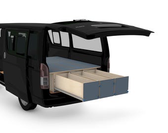 Universal Camper Conversion Plans V3 | Bed Platform with 3 Drawer Storage (Digital Download)
