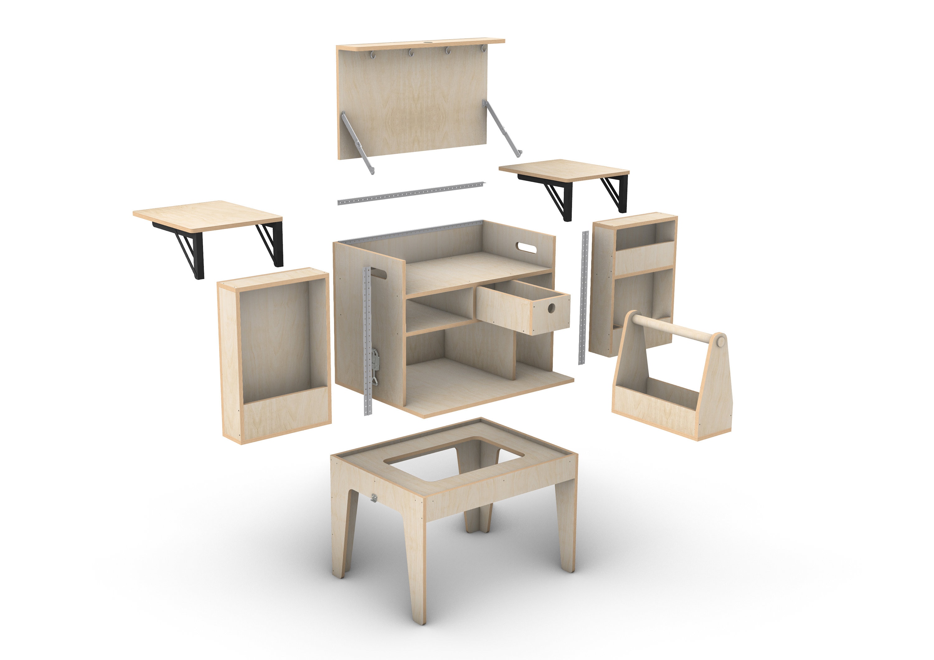 DIY Portable Camping Kitchen Plans – Build-your-own Camp Kitchen ...