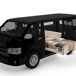 LHS - Side Opening Universal Camper Plans - DXF Files for CNC - 3D model - Digital Download
