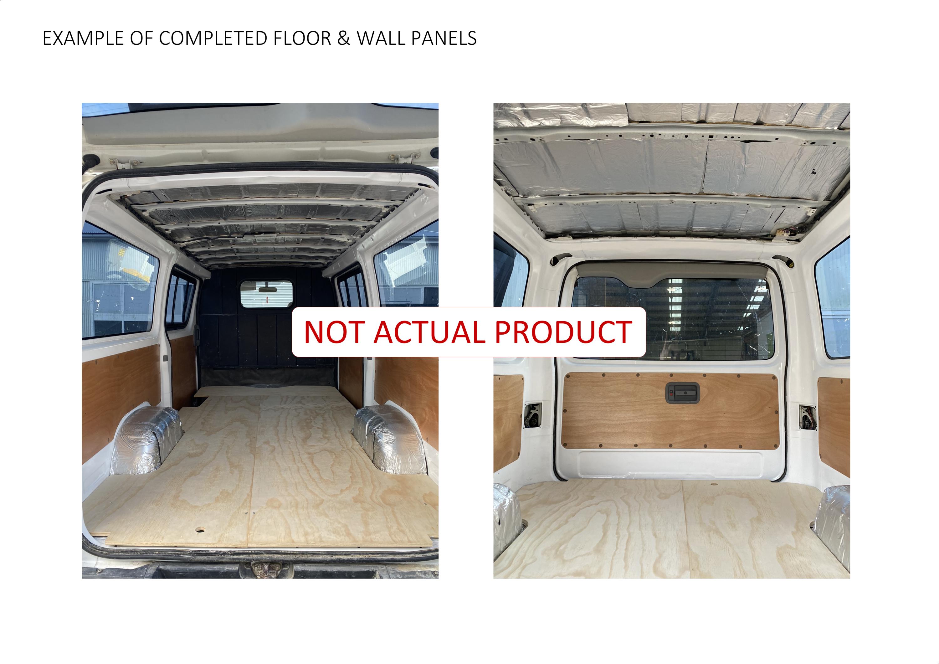 Toyota Hiace LWB Floor and Wall Templates | CNC DXF Files (digital