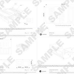 Universal Camper Van Conversion Plans V1: CNC DXF Files (digital ...