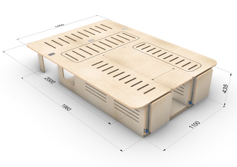 Universal Camper Van Conversion Plans V1: CNC DXF Files (digital ...
