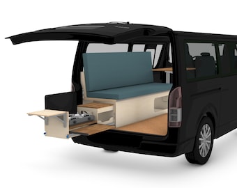 Folding Camper Couch Plans: DIY Van Conversion Bed, CNC Files (Digital Download)