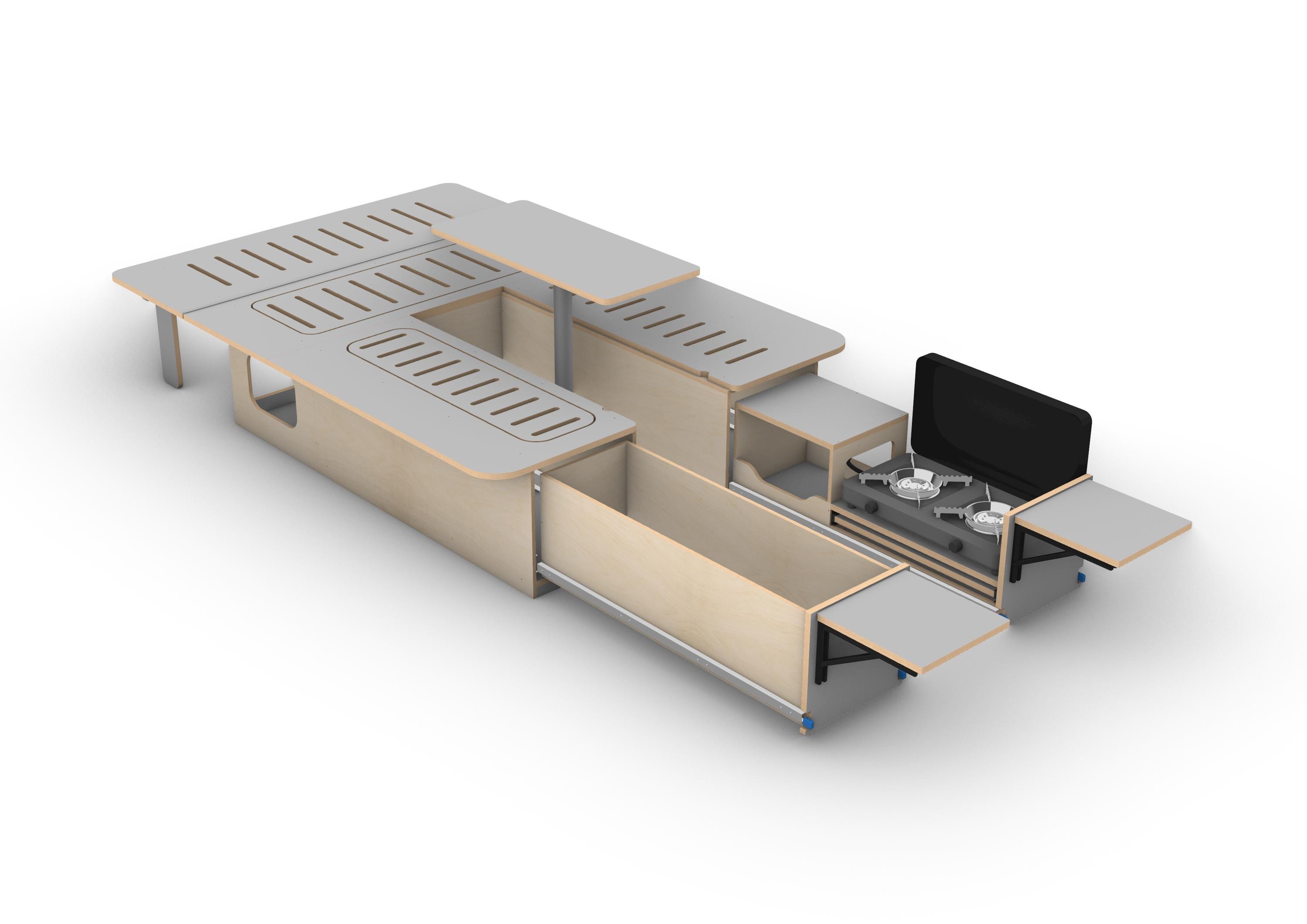 Dxf Files Rv Canister Universal Camper Conversion Plans V2: DIY Van Build DXF & CAD Files ...