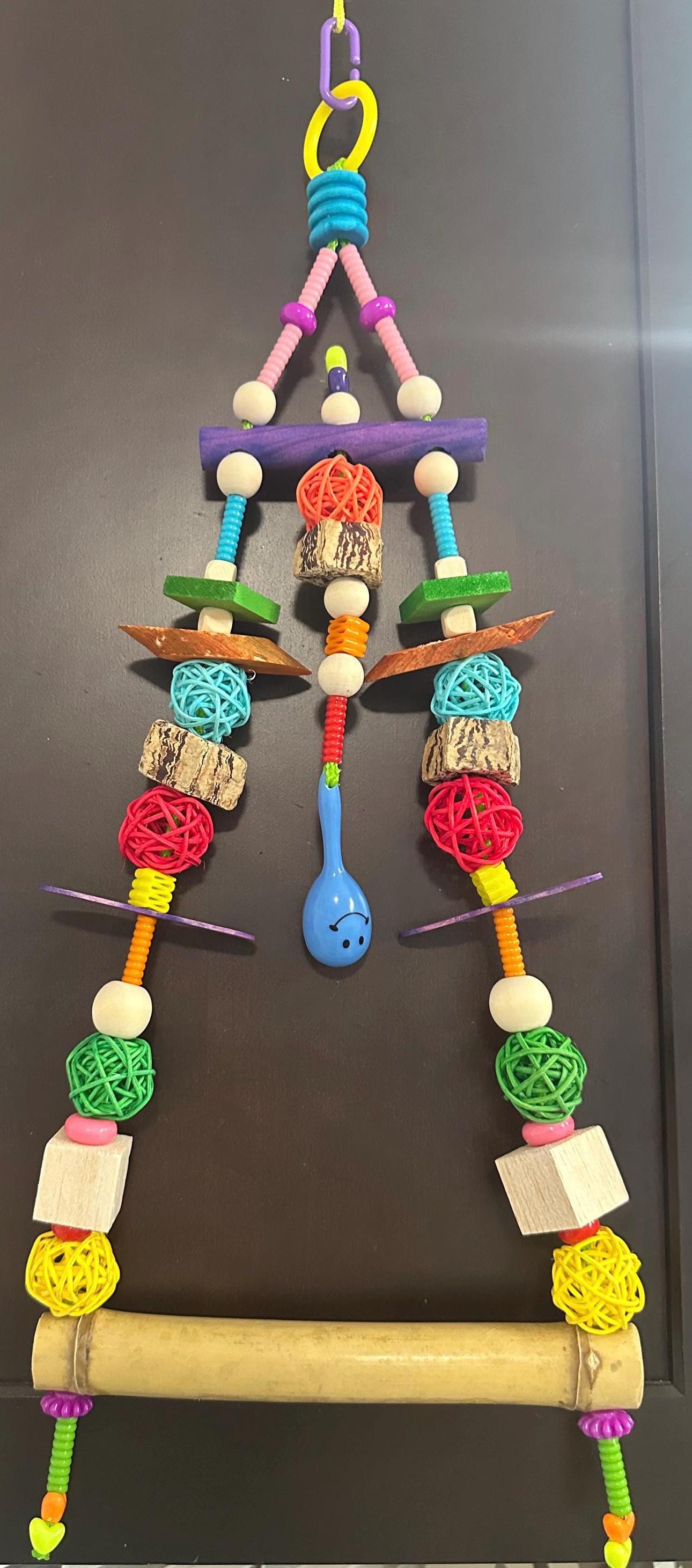 Happy Beak Activity Swing (blue Maraca) - Etsy