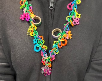 Rainbow Necklace Bird Toy (2mm)