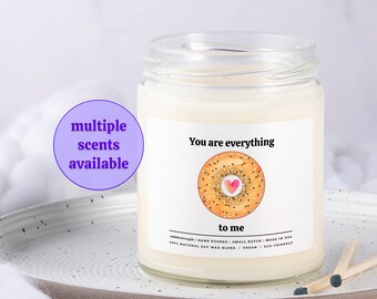 you are everything to me 9oz scented soy candle, motivational gift, inspirational gift