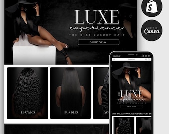 The Hair Shop – Feminine Shopify Website Design