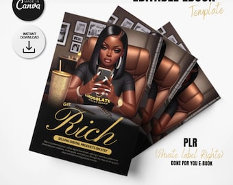 PLR Ebook Template: Selling Digital Products on Etsy (Canva Editable)
