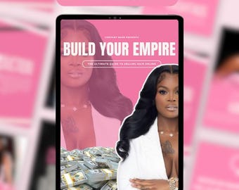 Hair Business PLR Ebook & Canva Template: Digital Download