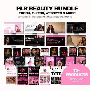PLR Digital Product Business Assets - 60,000+ Yearly Revenue | Passive Income