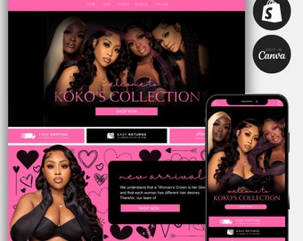 Tema de Shopify para una boutique de peluquería moderna