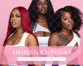 Diverse Hair Model Stock Fotos: Beauty & Perücke Bilder (Digitaler Download)