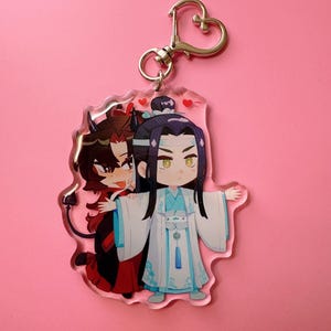 MDZS keychain, Acrylic keychain, wangxian, MXTX, 魔道祖师