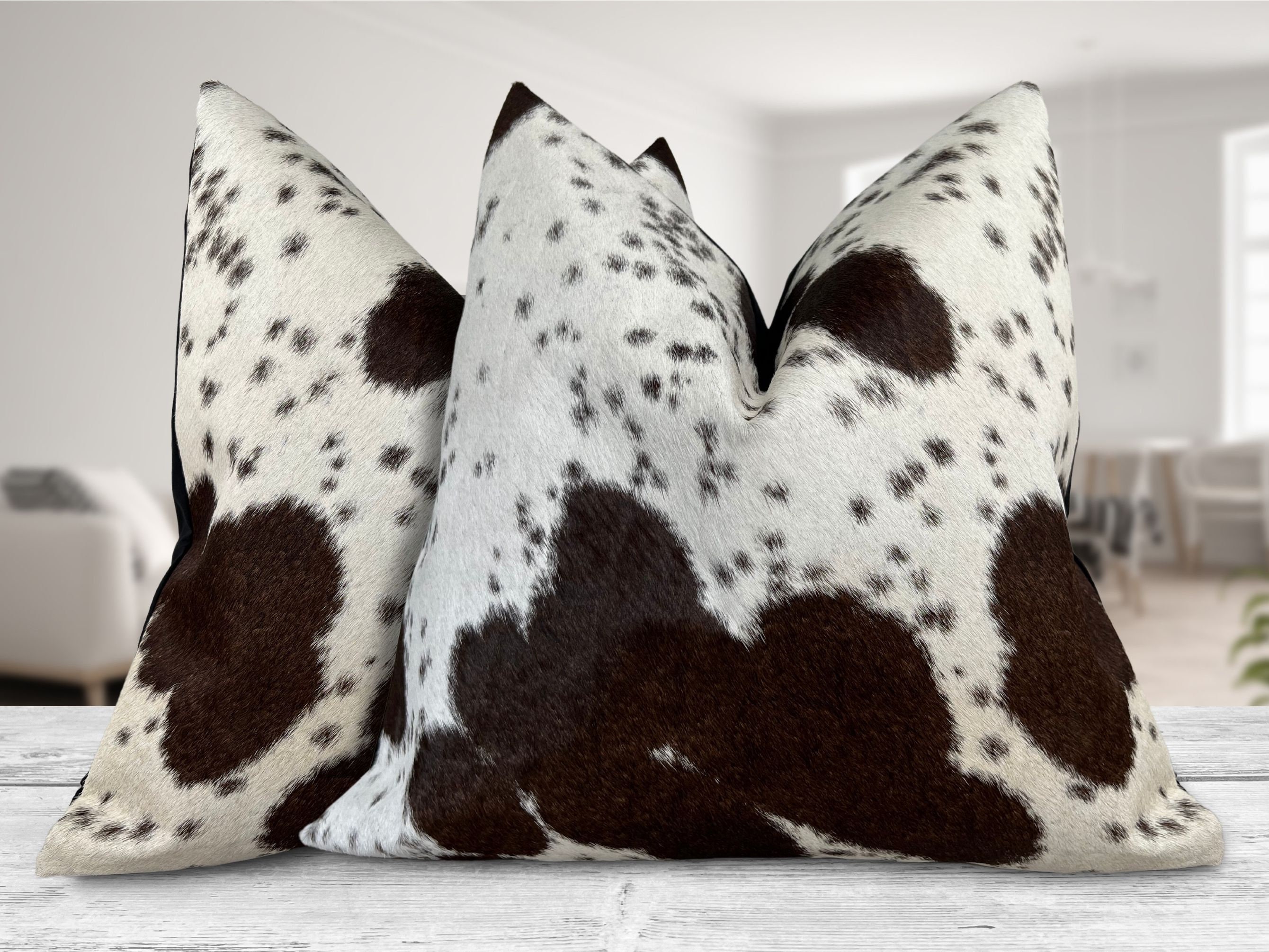 Spotlight cowhide clearance cushions