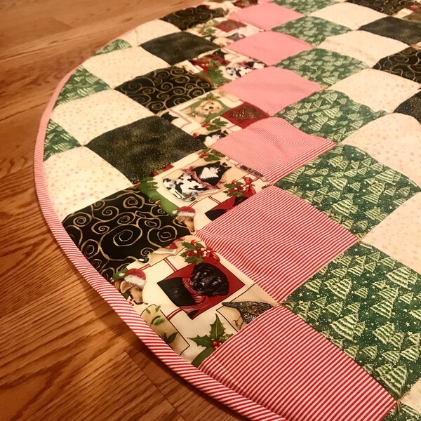 Dog and Cat Tree Skirt Etsy