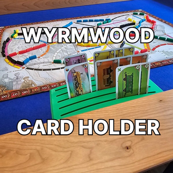Wyrmwood Card Holder Table Accessory, Modular Game Table and Prophecy Compatible, Board Game Accessories