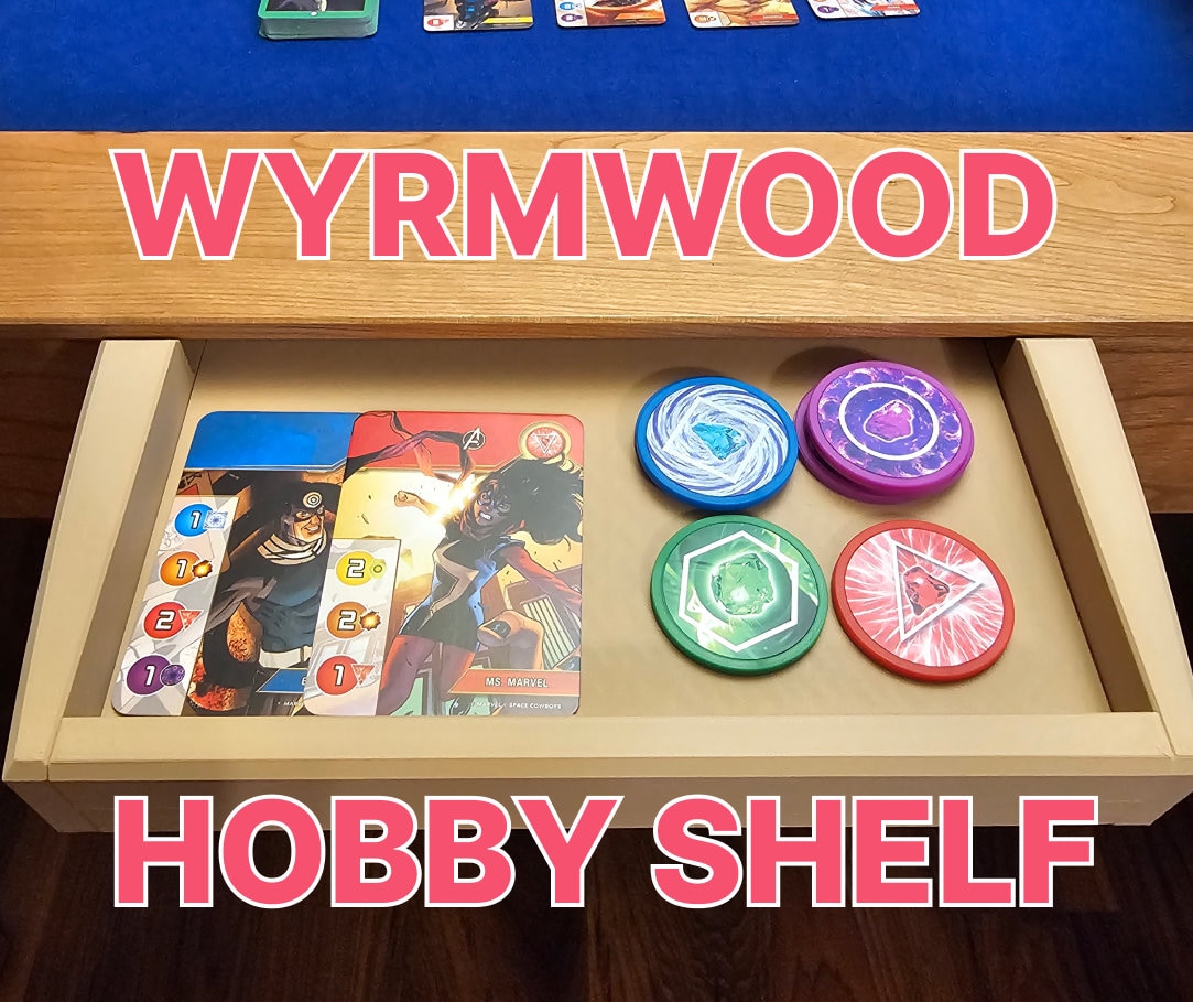 Wyrmwood Hobby Shelf Table Accessory, Modular Game Table and Prophecy