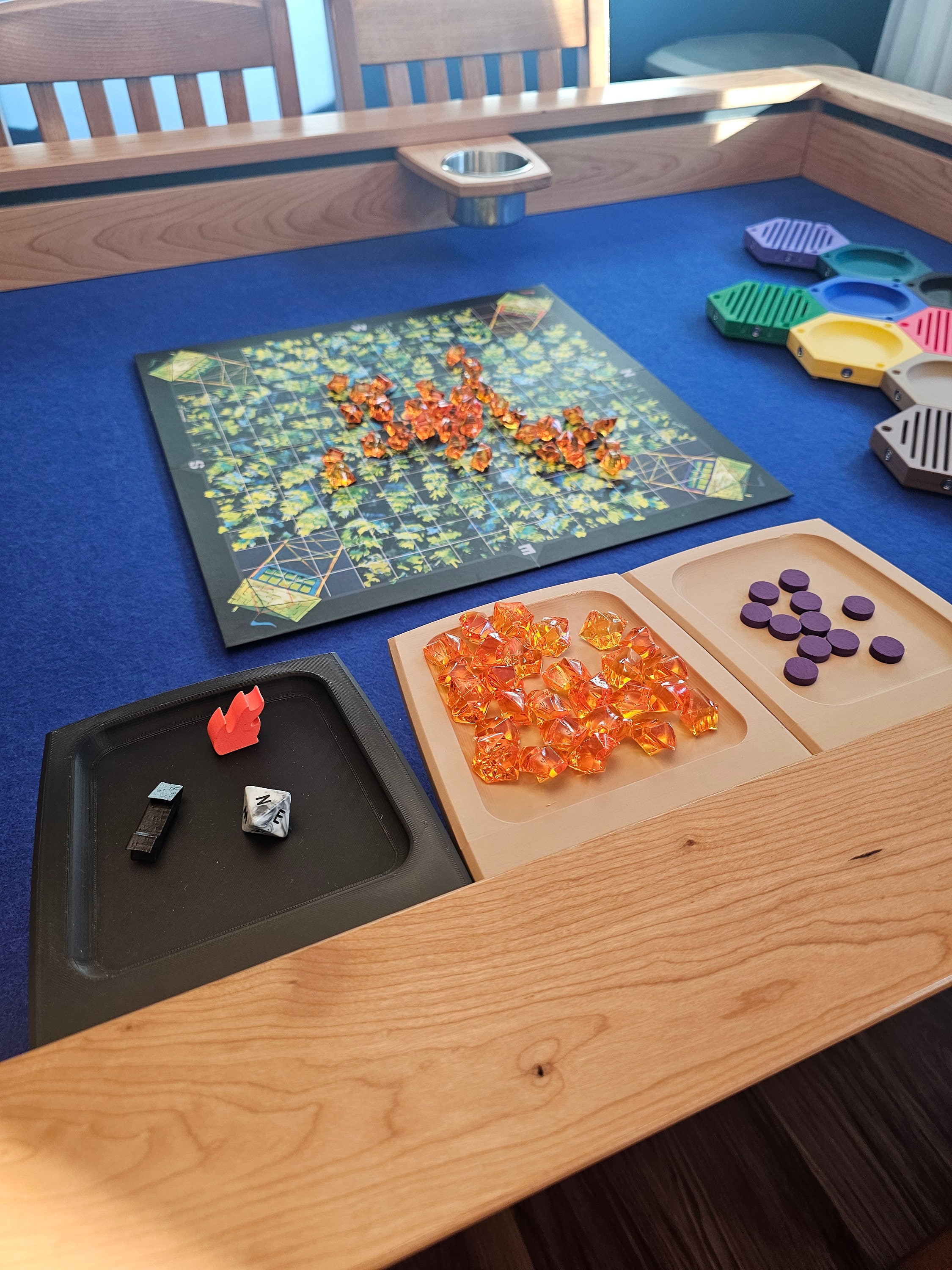 Wyrmwood Component Holder Table Accessory, Modular Game Table and Prophecy Compatible, Board