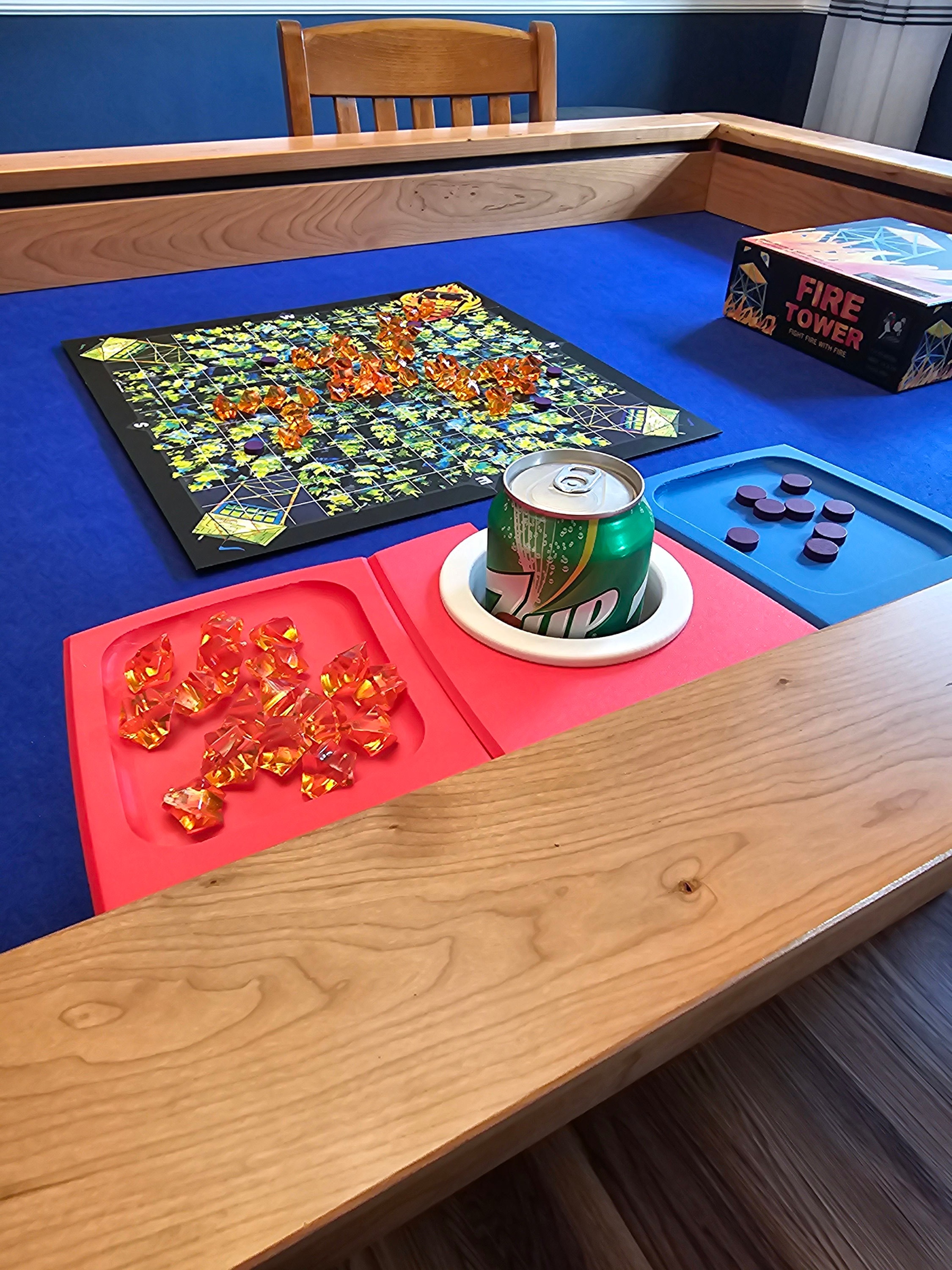 Wyrmwood Component Holder Table Accessory, Modular Game Table and