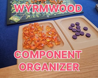 Wyrmwood Component Holder Table Accessory, Modular Game Table and Prophecy Compatible, Board Game Accessories